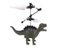 12er Pack Gesture Sensing Dinosaur Aircraft Sensing Dinosaur Aircraft USB Charging Flying Children's Toys 8 X 24 X 18 Cm (Green, 16. 5x13cm)
