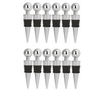 12er Set Wine Bottle Closure Stainless Steel Screwpull Sparkling Stopper Plug