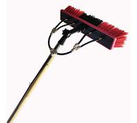 12ft - 30ft Window Cleaning Pole Water Fed Telescopic Extended Extension Conservatory Hose Fed Brush Kit, Solar Panel Cleaning Equipment (5.4m/18ft)