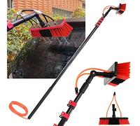 12FT-36FT Window Cleaning Pole Water Fed Telescopic Brush Extendable Cleaner Conservatory Roof,Cleaning Photovoltaic and Solar Panels,9M/30FT