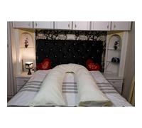 12ft Big U Shaped Pillowcase for Pregnancy pillow, Cream U Pillowcase Cover Only