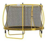 12ft Oval Backyard Enclosure with Galvanized Steel Frame and Zipper Access, Durable All-Weather Outdoor Play System with