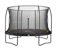 12ft Salta Black Round Comfort Edition Trampoline with Enclosure