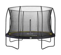 12ft Salta Black Round Comfort Edition Trampoline with Enclosure