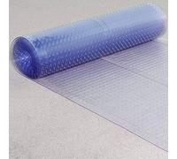 Muriel Bargains Clear Vinyl Carpet Runner 12ft x 27" - Waterproof Non-Slip Carpet Protector for High Traffic Areas - Heavy Duty Plastic Mat for Home, Office, Commercial Use - Custom Sizes