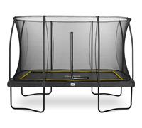 12ft x 8ft Salta Green Rectangular Comfort Edition Trampoline with Enclosure