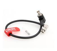 12G SDI Protector Cable Galvanic-Isolators Right Angle BNC Male to Right Angle BNC Female for ARRI Mini,RED Komodo (Black, 20CM)