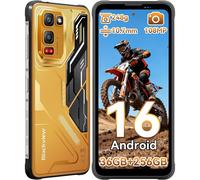 (12GB 256GB, Yellow) Blackview Fort 5 Rugged Phone 4G, 12GB 256GB, 6.78"Inch, 5000mAh