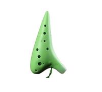 12hole Alto C Key Plastic Ocarina Resin For Teaching Use(12AC professional rose red)