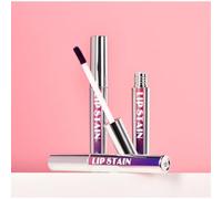 12Hr Kiss-Proof Lip Stain Trio - Vegan Peel-Off Tint with Hyaluronic Acid, Leaping Bunny Certified,Mini Travel Set 0.7oz (3x4.3"), Weightless FeatherLock for Commute/Date/Vacation, Non-Toxic Nudes