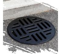12in 18in 20in Round Cast Iron Drain Grate ReplacementHeavy Duty Sewer Cover Catch Basin Strainer Floor Trench Drainage Solution (20cm/7.8in)