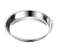 12in Deep Dish Drip Pan, Stainless Steel Pizza Pan Fits For Kamado Joe, Roast Pan For Big Green Egg & Acorn & Weber Grills & Smokers