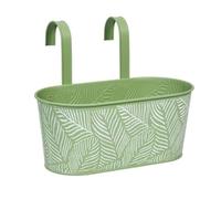 12in Fence & Balcony Hanging Planter - Fern - Sage