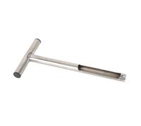 12in Stainless Steel Soil Sampler, T Shaped Sampler Enables Provision and Description of Soil Profiles, Versatile Soil Sampler Probe for Plant Care, Garden, Lawn