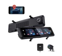 12Inch 4G Dash Cam 4K Car DVR With GPS ADAS BSD WIFI APP 24h Parking Recorder Live Stream Night Vision Car safety Video Recorder(None)