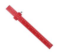 12inch Aluminum Position Ruler for Easy Carry Featuring Double Scale Systems in Construction and Mechanical Fields Measuring Gauge
