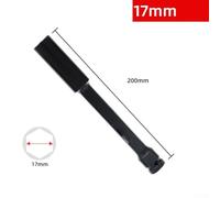 12inch Drive Hex Socket Head Wrench 200mm Length with 819mm Adapter for 1/2inch Driver Compatible with Lithium and Pneumatic Air Tools (17mm)