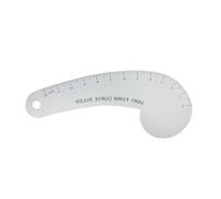 12Inch French Curve Ruler Soild Aluminum Vary Form Curve Ruler for Sewing, Quilting and Design