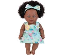 12Inch Reborns Doll Life Like Soft Black Girl For Nursery Room Decoration Classroom Teaching Educaiton Reborns Toy Collectible