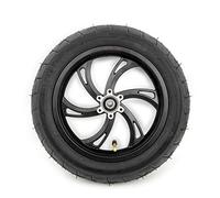 12inch Wheel with Pneumatic Tire Tube Compatible with 160mm Disc Brake 12 1/2 X 2 1/4 Black Wheel for Mini Bicycle Scooter (Black wheel)