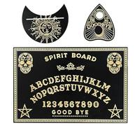 12inch Wooden Divination Pendulum Board Engraved Magic Ouija Metaphysical Message Witch's Kit(12)