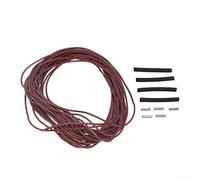 12K Carbon Fiber Electric Heating Tape with Silicone Rubber Sheath, Designed for Indoor Floor Heating, Rated for 5V to 220V Voltage, Leakage Current 0 05mA/m, Power 25W per Meter (15M)