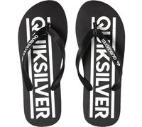 (12K UK, Black) Quiksilver Kids Java Wordmark Flip Flops
