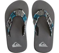(12K UK, Grey 3) Quiksilver Boys Kids Monkey Abyss Summer Beach Sandals Flip Flops Thongs