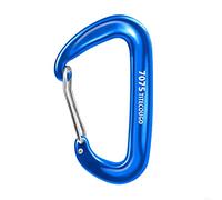 12KN Aluminium Horse Carabiner Clip Big Size Carabiners for Clips Backpacking Weights Heavy Duty Large Hammock Accessories Keychain Dog Leash Keyring Gated Harness Wiregate Utility Deep Blue 1 Pack