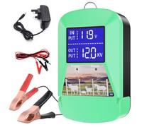 12KV 3J LED Electric Fence Charger, 24KM, Waterproof | 3J pulse energy, LED display, waterproof, covers 24KM, for livestock, pets, poultry, pastures, gardens, ranches