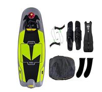 12KW Electric Floating Board,Motorized Jetboard Surf with 2 Removable Tail Fins and Auxiliary Handle,Water Surface Speed 48-52KM/H,Battery Life 55-100min, Load Capacity 265 Lbs, Reduce Drag