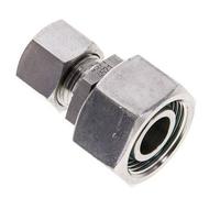 12L & 18L Stainless Steel Straight Cutting Fitting with Swivel 315 bar FKM O-ring Sealing Cone ISO 8434-1
