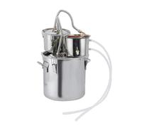 (12L/3(US Gal)) 12L/20L/30L Home Alcohol Distiller Brewing Kit Moonshine Still Stainless Boiler