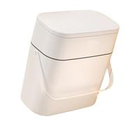 12L Bathroom Trash Can Push Top Waste Bin For Kitchen Bedroom Office For Efficient Storage And Cleanliness Easy Open Dog Proof Waste Basket