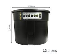 (12L (D295mm x H236mm), Pack of 3) Potato Grower Vegetable Pot Planter Growing Grow Home Garden Balcony 28L 12L
