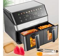 12L Dual Zone Digital Air Fryer Oil Free Low Fat 100 Tray SPETLEK Black One Size