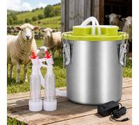 12L Electric Cow Milking Machine and Sheep Milker, Rechargeable Sheep