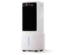 12L Evaporative Air Cooler with Remote, 4-in-1 Humidifying Floor Unit, 800 m³/h, 12H Timer, 90° Oscillation for Bedroom, White