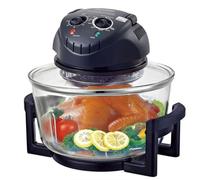 12L Halogen Air Fryer, Multi-Purpose Oven with Adjustable Temperature 130-230°C & Timer, Retains Nutrients & Flavors, Easy to Use for Healthy Cooking