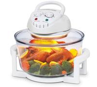 12L Halogen Air Fryer, Multi-Purpose Oven with Adjustable Temperature 130-230°C & Timer, Retains Nutrients & Flavors, Easy to Use for Healthy Cooking