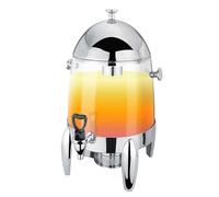 12L Hot and Cold Beverage Dispenser with Center Ice Core Durable and Long-Lasting for Buffet Restaurants Parties