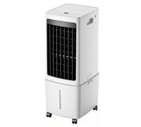 12L Household Evaporative Air Cooler Fan, Removable Water Tank, Remote Control and Dust Filter, Lightweight Mobile Cooling Unit for Bedroom, Living Room, Office and Kitchen Use