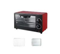 12L Intelligent Convection Oven, Countertop Electric Toaster Oven with 0-230℃ Adjustable Temp, Multifunctional Breakfast Machine for Home & Restaurant(Red)