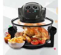 12L Litre Black Portable Halogen Convection Oven Cooker 1400W