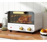 12L Mini Electric Oven Countertop Cooker Baking Grill Timer Compact Kitchen
