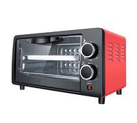 12L Mini Oven Adjustable Temperature 0-230℃ and 60 Minutes Timer Double-layer Baking Position Home Baking Multi-function Fully Automatic Electric Oven Baking Cake Bread Tart with Accessories 600W