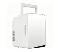 12L Portable Mini Fridge Makeup Mirror AC DC Cooler Warmer for Cosmetics | 3-Level Adjustable LED Brightness For Daily Care Full Makeup Detail Skincare Cools 22°C Below Ambient Heats 65°C 48W Portable
