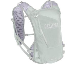 (12L, Sky Grey/Lavender Blue) Camelbak Zephyr Pro Vest 12L with 2 x 500ml Quick Stow Flasks Running Hydration Mens Surf Pack