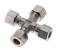 12L Stainless steel Cross Compression Fitting 315 Bar DIN 2353