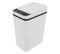 12L Touchless Infrared Sensor Trash Can - Automatic Waterproof Waste Basket for Kitchen & Bathroom - Smart Motion Activated White Color Modern Design